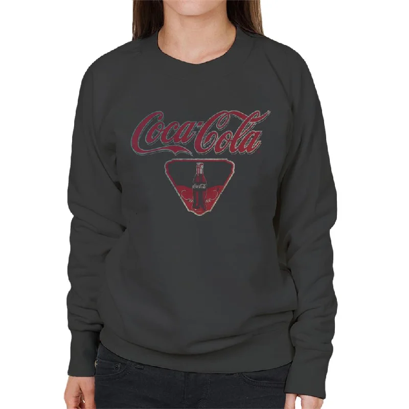Super Savings warm workout hoodieCoca Cola Vintage Bottle Logo Women's Sweatshirt