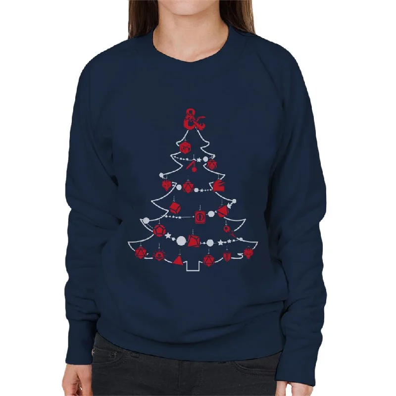 Hot Deal eco-friendly sports hoodieDungeons & Dragons Christmas Tree Dice Baubles Women's Sweatshirt Hot Deal eco-friendly sports hoodieDungeons & Dragons Christmas Tree Dice Baubles Women's Sweatshirt