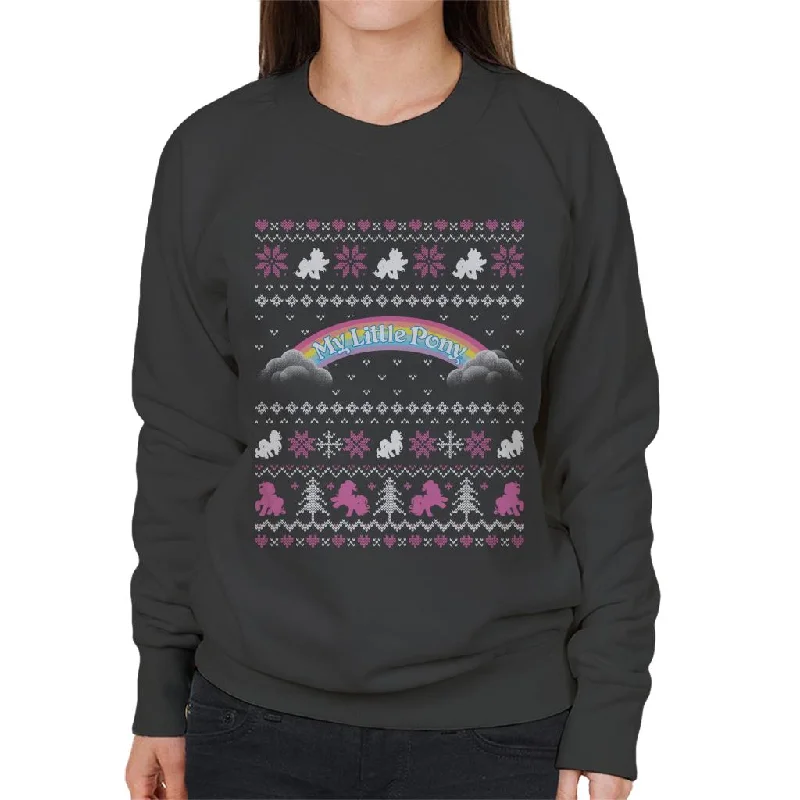 Clearance Event high-end athletic hoodieMy Little Pony Christmas Festive Silhouette Women's Sweatshirt Clearance Event high-end athletic hoodieMy Little Pony Christmas Festive Silhouette Women's Sweatshirt