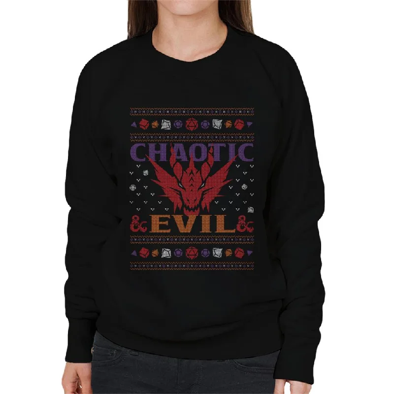 Last Chance bold fitness hoodieDungeons & Dragons Chaotic Evil Women's Sweatshirt
