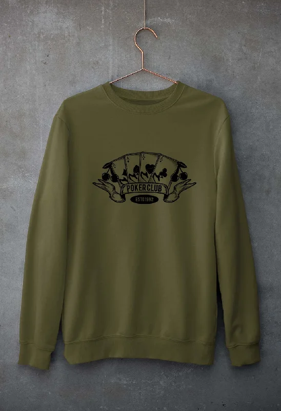 Price Buster breathable gym hoodiePoker Unisex Sweatshirt for Men/Women