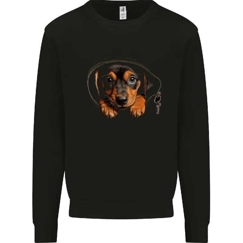 Massive Deals modern sports hoodieA Dachshund Puppy in a Pocket Dog Mens Sweatshirt Jumper Massive Deals modern sports hoodieA Dachshund Puppy in a Pocket Dog Mens Sweatshirt Jumper